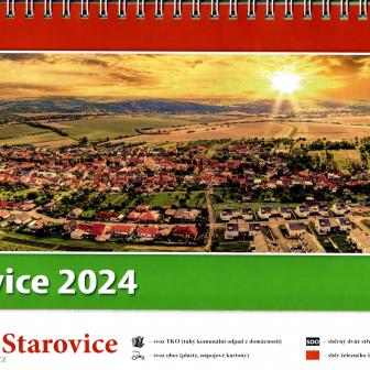 Stolní kalendář Starovice na rok 2024 1